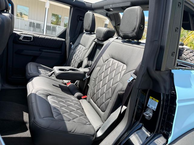 2025 Ford Bronco CUSTOM BAYSHORE MATTE BABY BLUE LEATHER HARDTOP | Plant City, FL | psv5 DEMO - Bayshore Automotive