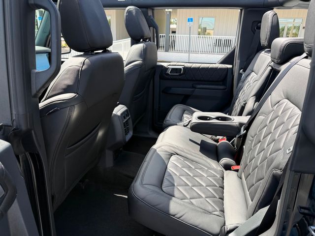 2025 Ford Bronco CUSTOM BAYSHORE MATTE BABY BLUE LEATHER HARDTOP | Plant City, FL | psv5 DEMO - Bayshore Automotive