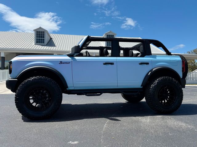 2025 Ford Bronco CUSTOM BAYSHORE MATTE BABY BLUE LEATHER HARDTOP | Plant City, FL | psv5 DEMO - Bayshore Automotive