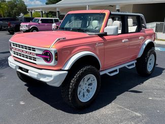 2025 Ford Bronco BAYSHORE BRONCO CUSTOM CORAL WHITE ITALIAN LEATHER | Plant City Florida | Bayshore Automotive 