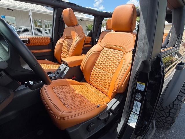 2025 Ford Bronco BAYSHORE CUSTOM BRONCO BLACKOUT SADDLE LEATHER | Plant City, FL | psv5 DEMO - Bayshore Automotive