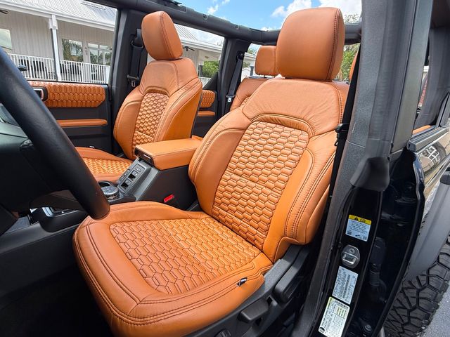 2025 Ford Bronco BAYSHORE CUSTOM BRONCO BLACKOUT SADDLE LEATHER | Plant City, FL | psv5 DEMO - Bayshore Automotive