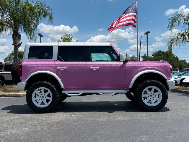 2025 Ford Bronco GLITTER GLAM PINK BRONCO WHITE ITALIAN LEATHER | Plant City Florida | Bayshore Automotive 