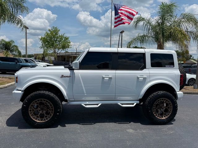 2025 Ford Bronco BAYSHORE WHITE BRONZE LEATHER LIFTED LOADED HRDTP