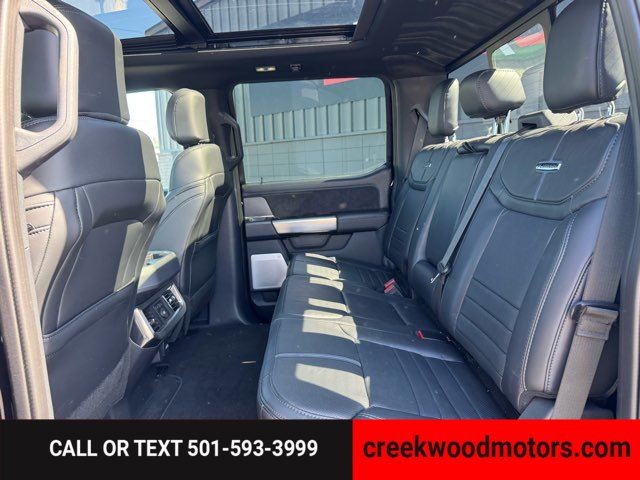 2025 Ford F-250 Super Duty Platinum 4x4 Powerstroke Diesel 20s Black LEVELED