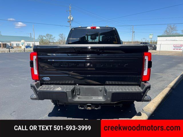 2025 Ford F-250 Super Duty Platinum 4x4 Powerstroke Diesel 20s Black LEVELED
