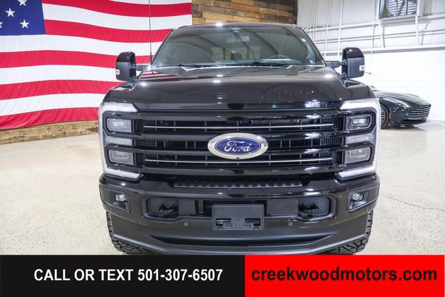 2025 Ford F-250 Super Duty Platinum 4x4 Powerstroke Diesel 20s Black LEVELED