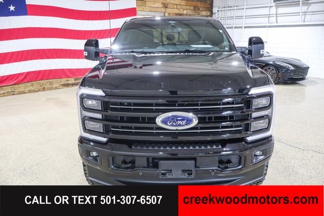 2025 Ford F-250 Super Duty Platinum 4x4 Powerstroke Diesel 20s Black LEVELED
