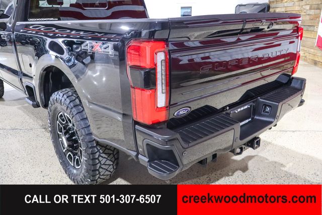 2025 Ford F-250 Super Duty Platinum 4x4 Powerstroke Diesel 20s Black LEVELED