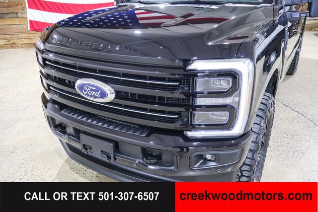 2025 Ford F-250 Super Duty Platinum 4x4 Powerstroke Diesel 20s Black LEVELED