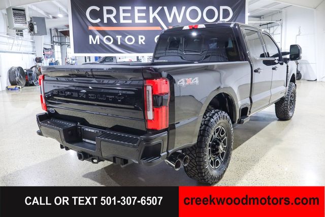 2025 Ford F-250 Super Duty Platinum 4x4 Powerstroke Diesel 20s Black LEVELED