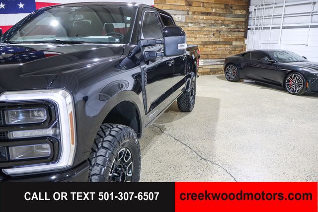 2025 Ford F-250 Super Duty Platinum 4x4 Powerstroke Diesel 20s Black LEVELED