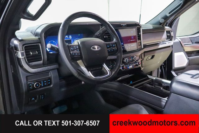 2025 Ford F-250 Super Duty Platinum 4x4 Powerstroke Diesel 20s Black LEVELED
