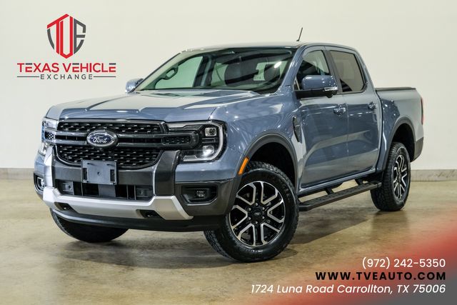 2025 Ford Ranger Lariat 4X4, HTD&COLD LEATHER, B&O SYSTEM, 14K | Carrollton, TX | Texas Vehicle Exchange