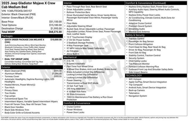 2025 Jeep Gladiator Mojave