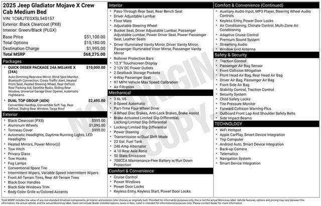 2025 Jeep Gladiator Mojave