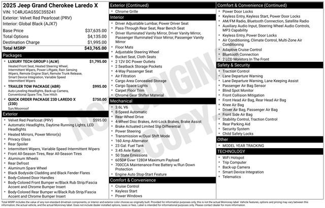2025 Jeep Grand Cherokee Laredo X