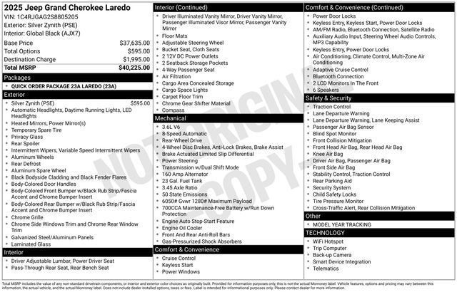 2025 Jeep Grand Cherokee Laredo