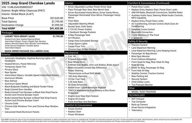 2025 Jeep Grand Cherokee Laredo
