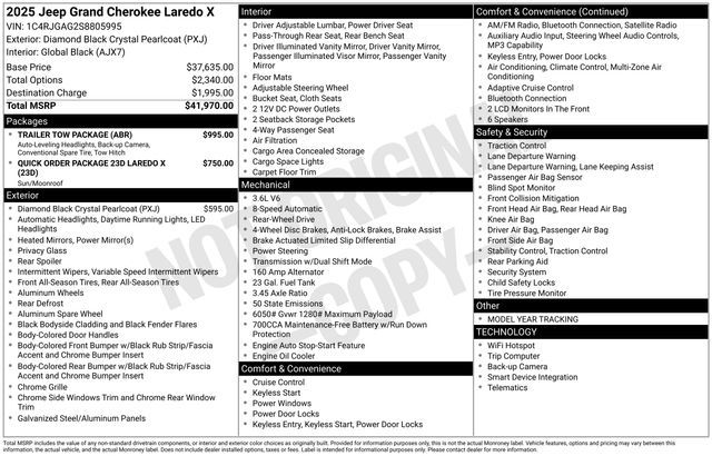 2025 Jeep Grand Cherokee Laredo X