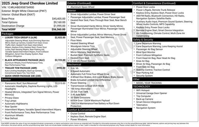 2025 Jeep Grand Cherokee Limited