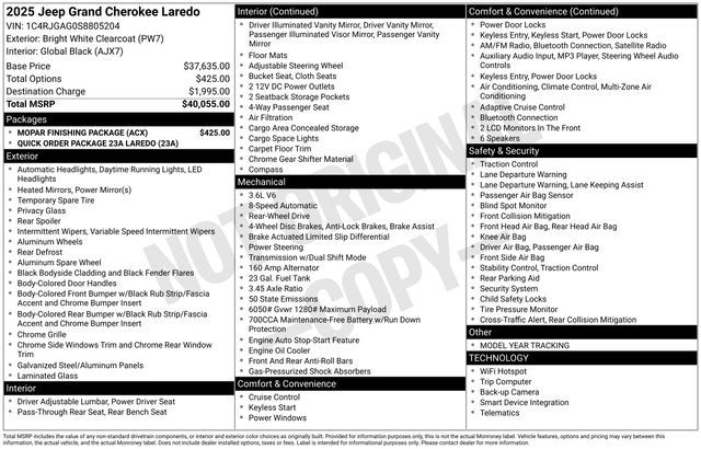 2025 Jeep Grand Cherokee Laredo