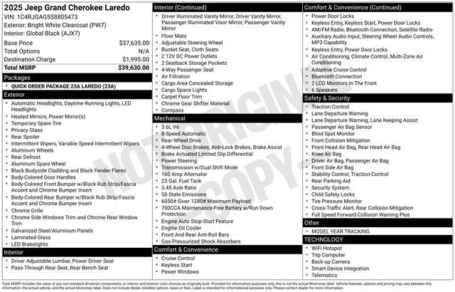 2025 Jeep Grand Cherokee Laredo