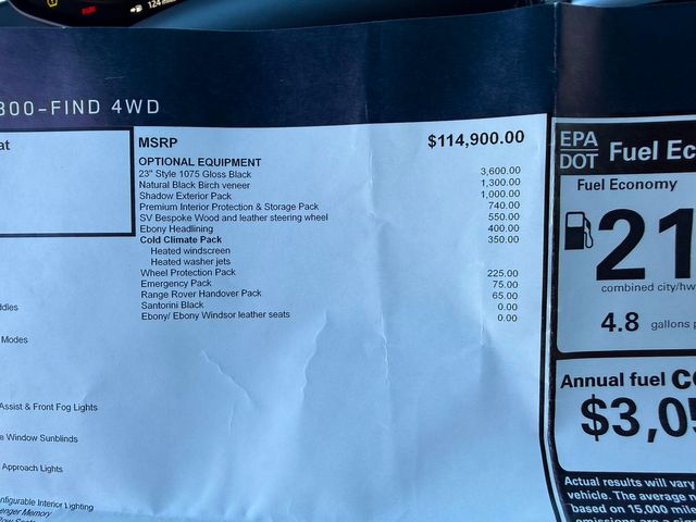2025 Land Rover Range Rover 2025 RANGE ROVER LONG WHEEL BASE 7 PASSENGER 23"s | Plant City, FL | psv5 DEMO - Bayshore Automotive 2025 Land Rover Range Rover 2025 RANGE ROVER LONG WHEEL BASE 7 PASSENGER 23"s | Plant City, FL | psv5 DEMO - Bayshore Automotive