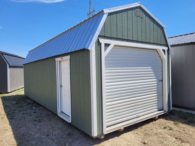 2025 Old Hickory Sheds 12x28 Lofted Barn Lighty Duty Garage | Dickinson, ND | West Dakota Sheds