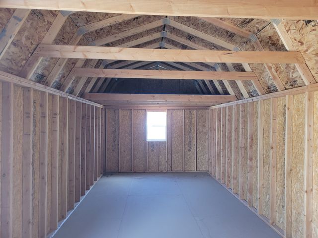 2025 Old Hickory Sheds 12x28 Lofted Barn Lighty Duty Garage