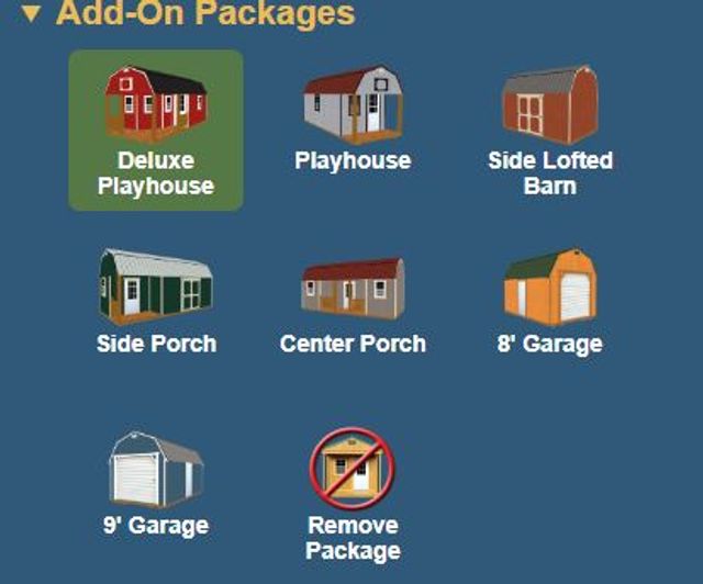2025 Old Hickory Sheds 12x28 Lofted Barn Lighty Duty Garage