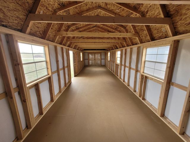 2025 Old Hickory Sheds 12x40 Lofted Barn Insulated