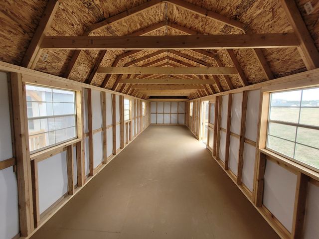 2025 Old Hickory Sheds 12x40 Lofted Barn Insulated