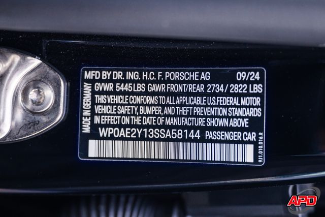 2025 Porsche Taycan Turbo GT w/ Weissach Package 2025 Porsche Taycan Turbo GT w/ Weissach Package