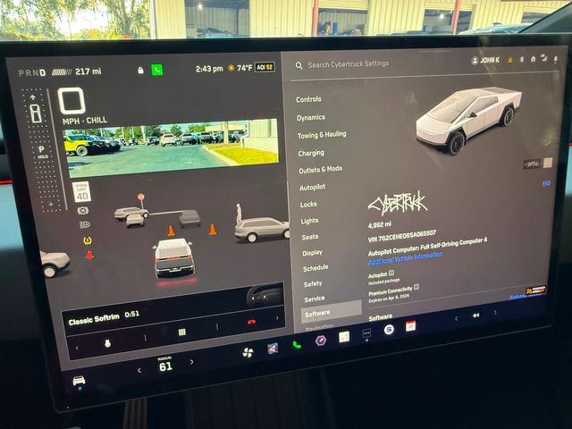 2025 Tesla Cybertruck NEW SATIN WHITE WRAP ONE OWNER CARFAX CERT | Plant City, FL | psv5 DEMO - Bayshore Automotive 2025 Tesla Cybertruck NEW SATIN WHITE WRAP ONE OWNER CARFAX CERT | Plant City, FL | psv5 DEMO - Bayshore Automotive