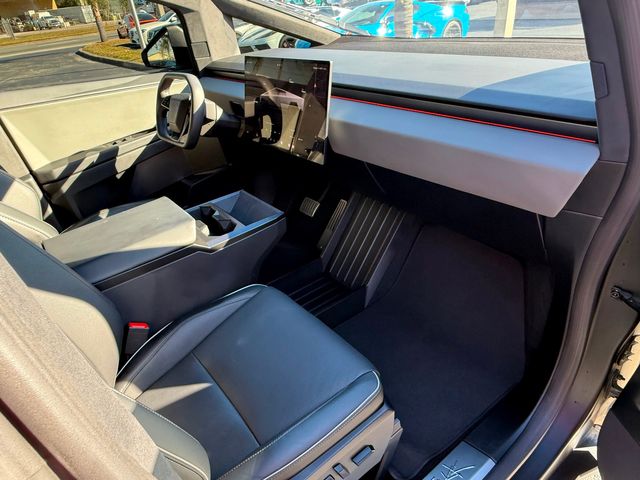 2025 Tesla Cybertruck NEW SATIN WHITE WRAP ONE OWNER CARFAX CERT | Plant City, FL | psv5 DEMO - Bayshore Automotive