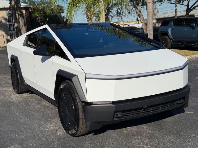 2025 Tesla Cybertruck NEW SATIN WHITE WRAP ONE OWNER CARFAX CERT | Plant City, FL | psv5 DEMO - Bayshore Automotive