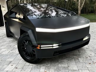 2025 Tesla Cybertruck 2025 TESLA SATIN BLACK CYBERTRUCK CARFAX 1 OWNER | Plant City Florida | Bayshore Automotive 