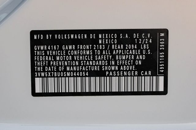 2025 Volkswagen Jetta S 2025 Volkswagen Jetta S