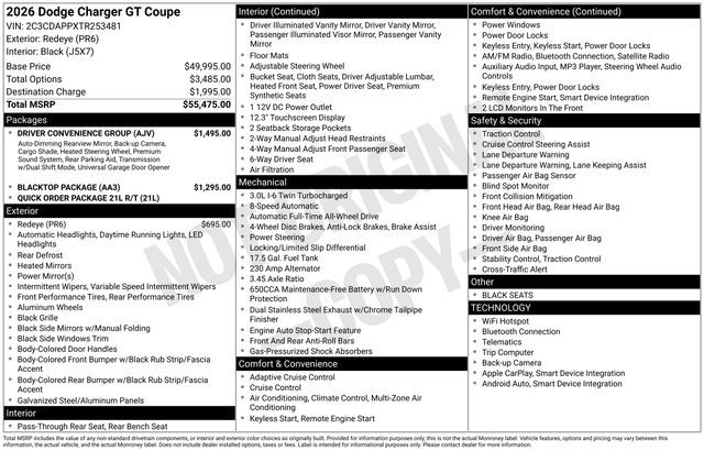 2026 Dodge Charger R/T