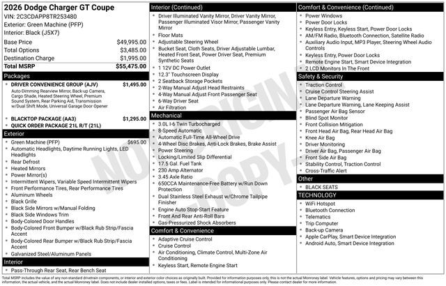 2026 Dodge Charger R/T