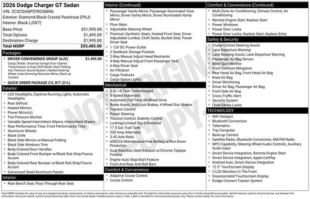 2026 Dodge Charger R/T