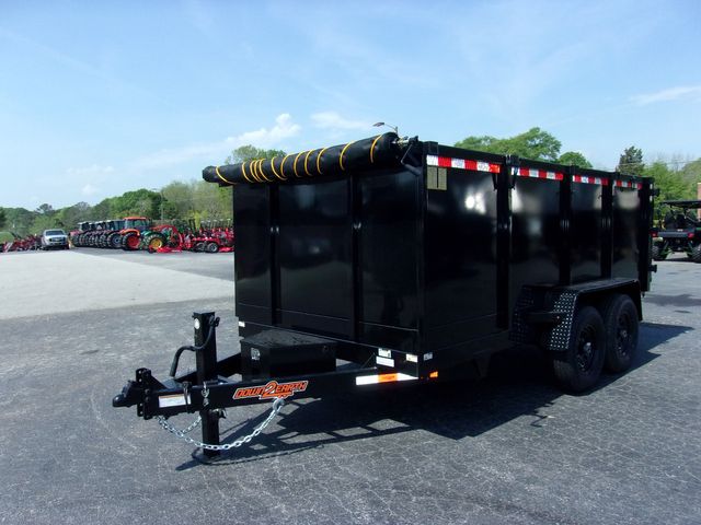 2026 Dump Trailer Down to Earth Dump 7x14 7 Ton 4ft Sides
