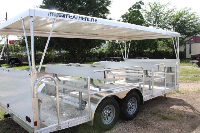 2026 Featherlite 3115 TRAM 28 Passenger 7 Aluminum Benches with Roof | CONROE, TX | SportChassis/ Featherlite Trailers of Texas 2026 Featherlite 3115 TRAM 28 Passenger 7 Aluminum Benches with Roof | CONROE, TX | SportChassis/ Featherlite Trailers of Texas