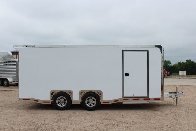 2026 Featherlite 4410 Enclosed Car Trailer 20' Enclosed Car Hauler Prem Escape Door Cabinets | CONROE, TX | SportChassis/ Featherlite Trailers of Texas