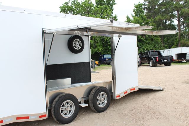 2026 Featherlite 4410 Enclosed Car Trailer 20' Enclosed Car Hauler Prem Escape Door Cabinets | CONROE, TX | SportChassis/ Featherlite Trailers of Texas