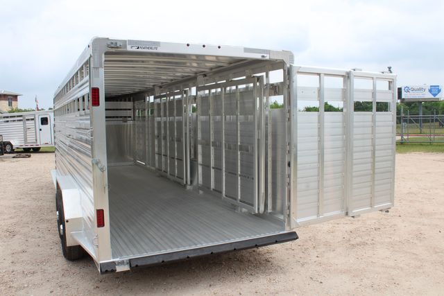 2026 Featherlite 8127 - 24' GN Livestock Trailer All-Aluminum 24' GN Livestock with 2 Cut Gates | CONROE, TX | SportChassis/ Featherlite Trailers of Texas