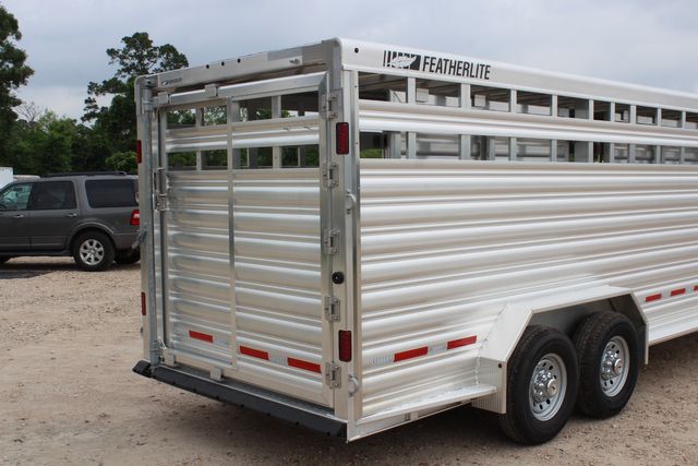 2026 Featherlite 8127 - 24' GN Livestock Trailer All-Aluminum 24' GN Livestock with 2 Cut Gates | CONROE, TX | SportChassis/ Featherlite Trailers of Texas 2026 Featherlite 8127 - 24' GN Livestock Trailer All-Aluminum 24' GN Livestock with 2 Cut Gates | CONROE, TX | SportChassis/ Featherlite Trailers of Texas