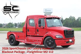2026 Freightliner M2+112 SportChassis LH7 DD13 505hp Blackout Package | CONROE, TX | SportChassis/ Featherlite Trailers of Texas