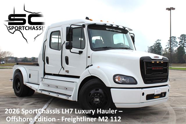 2026 Freightliner M2-112 PLUS SportChassis LH7 Luxury Hauler w OffShore Package | CONROE, TX | SportChassis/ Featherlite Trailers of Texas
